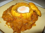 mini-pumpkin, egg and squash hash